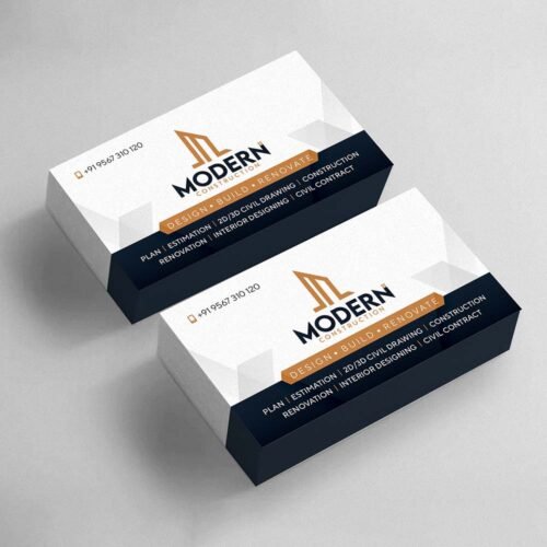 Matt Business Cards-Single Side Multicolor