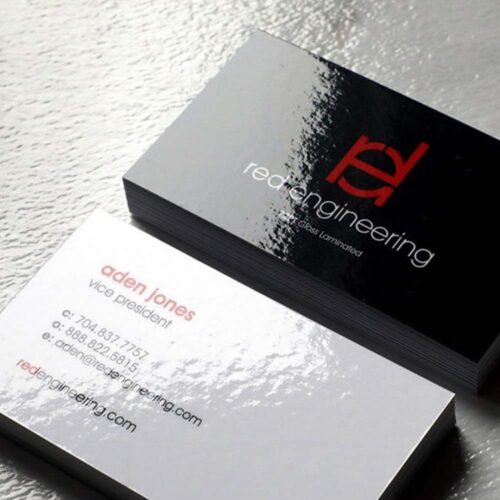 Glossy Business Cards<br>Double Side Multicolor